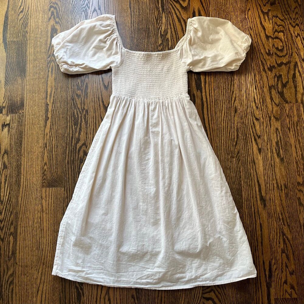 7 For All Mankind Smocked Linen Dress (Size S)